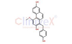 1-(4-hydroxybenzyl)-4-methoxypenanthrene-2,7-diol