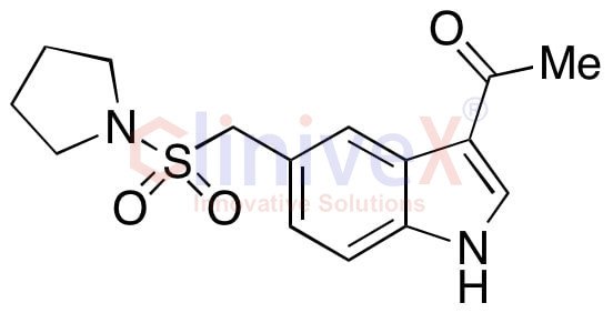 1-(5-((Pyrrolidin-1-ylsulfonyl)methyl)-1H-indol-3-yl)ethanone