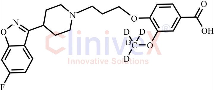 Iloperidone-13C-d3 Metabolite P95