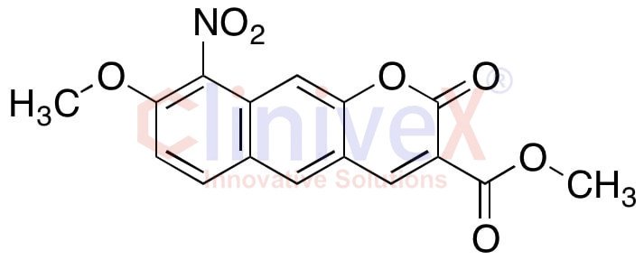 Methyl 8-Methoxy-9-nitro-2-oxo-6,7-benzocoumarin-3-carboxylate