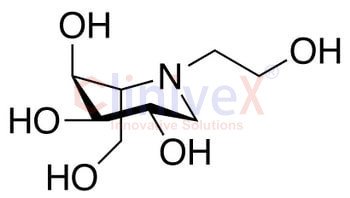N-(2-Hydroxyethyl)-1-deoxy-L-altronojirimycin Hydrochloride Salt