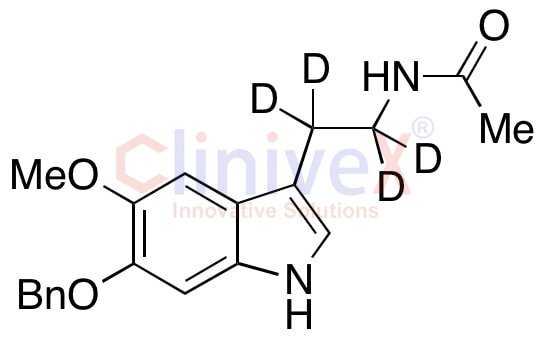 N-[2-[6-(Benzyloxy)-5-methoxyindol-3-yl]ethyl]acetamide-d4