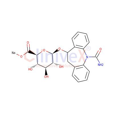 10,11-Dihydro-10-hydroxy Carbamazepine O-β-D-Glucuronide Sodium Salt
(Mixture of Diastereomers)