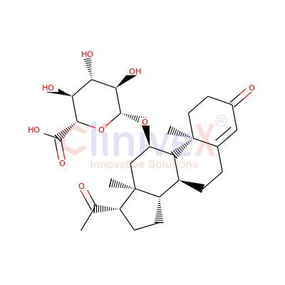 11α-Hydroxy Progesterone β-D-Glucuronide