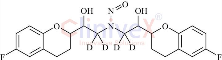 N-Nitroso rac-Nebivolol-d4 (Mixture of Diastereomers)