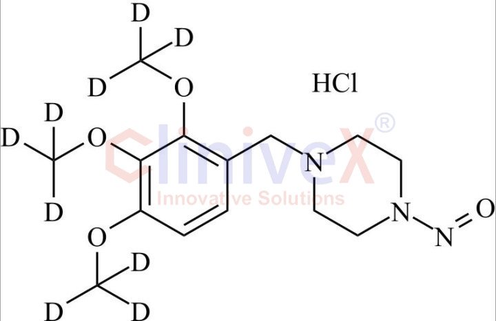 N-Nitroso Trimetazidine-d9 HCl
