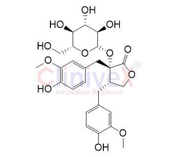 Nortrachelogenin-8'-O-beta-glucoside