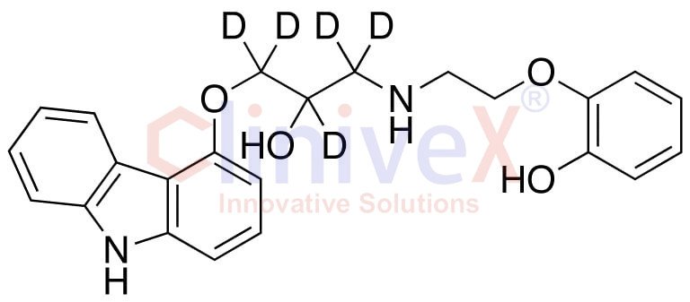 O-Desmethyl Carvedilol-d5