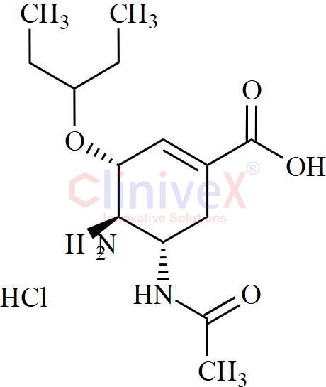 Oseltamivir EP Impurity C-d3 HCl (Oseltamivir-d3 Carboxylic Acid HCl)
