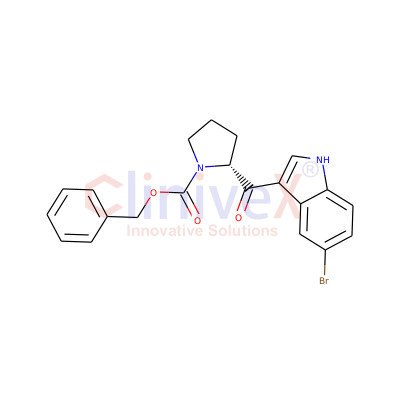 R-3-(N-Benzyloxycarbonylpyrrolidin-2-ylcarbonyl)-5-bromo-1H-indole