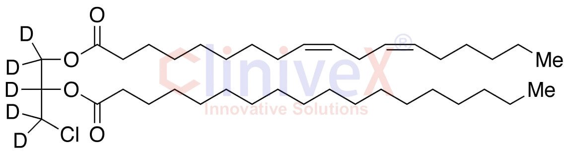 rac-1-Linoleoyl-2-stearoyl-3-chloropropanediol-d5