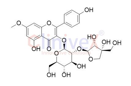 Rhamnocitrin 3-apiosyl-(1?2)-glucoside