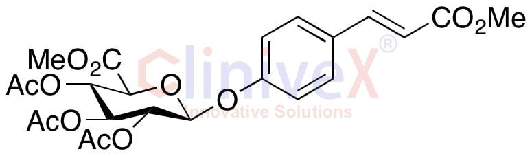 p-Coumaric Acid 2,3,4-Tri-O-acetyl-β-D-glucuronide Methyl Ester