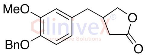(±)-Dihydro-4-[[3-methoxy-4-(phenylmethoxy)phenyl]methyl]-2(3H)-furanone