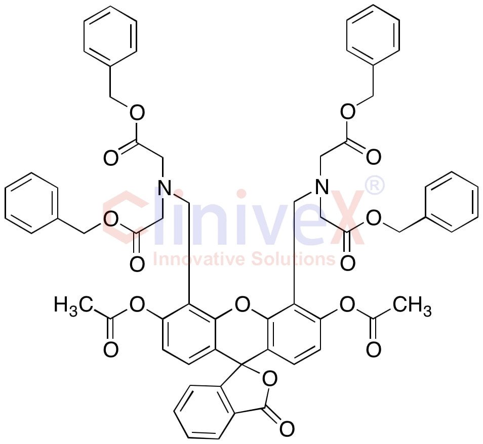 Tetrabenzyl 3,6-Diacetoxy Fluorescein Bis(methylene)bis(azanetriyl)tetraacetate
