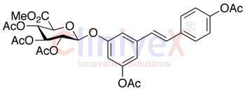 trans Resveratrol Penta-O-acetyl-3-β-D-glucuronide Methyl Ester