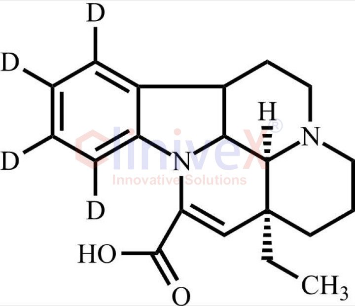 Vinpocetine Carboxylic Acid-d4 (Apovincaminic Acid-d4)