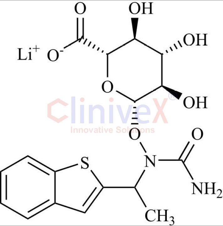 Zileuton Glucuronide Lithium Salt (Mixture of Diastereomers)