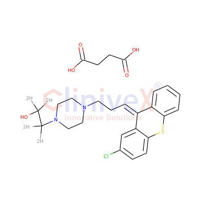 Zuclopenthixol-d4 Succinate Salt