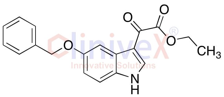 α-​Oxo-​5-​(phenylmethoxy)​-​1H-​indole-​3-​acetic Acid Ethyl Ester