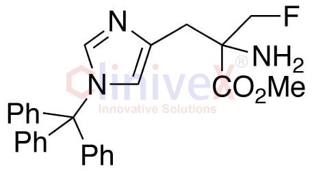 α-(Fluoromethyl)-1-trityl-DL-histidine Methyl Ester