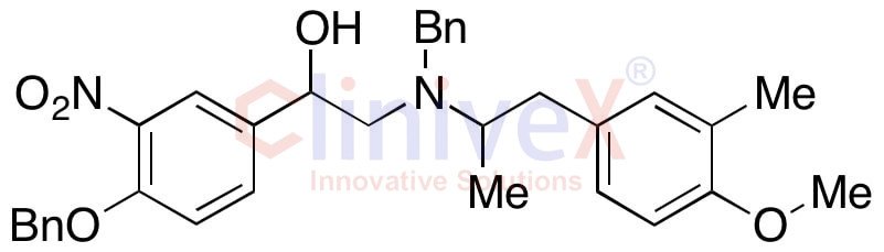 α-[[[2-(4-Methoxy-3-methylphenyl)-1-methylethyl](phenylmethyl)amino]methyl]-3-nitro-4-(phenylmethoxy)benzenemethanol