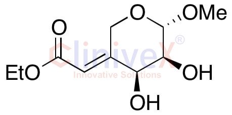 α-1-O-Methyl-4-deoxy-4-(carboxyethylmethylene) D-Lyxose