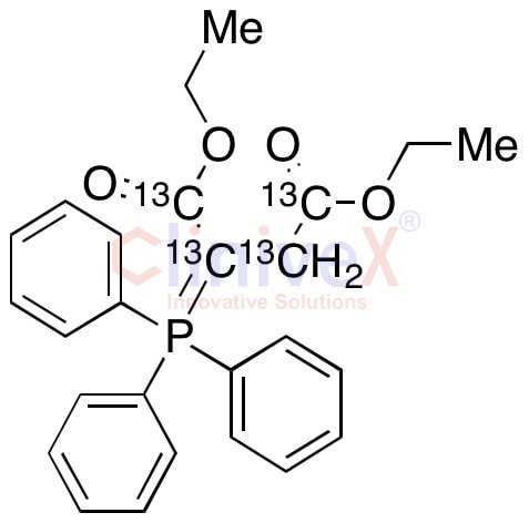 2-(Triphenylphosphoranylidene)-butanedioic Acid 1,4-Diethyl Ester-13C4