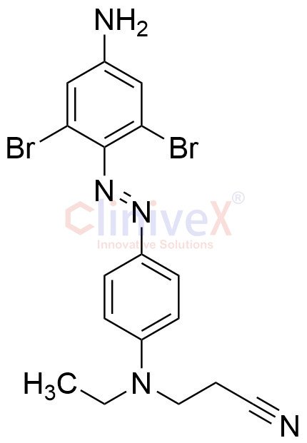 3-((4-((4-Amino-2,6-dibromophenyl)diazenyl)phenyl)(ethyl)amino)propanenitrile