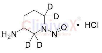 2,2,6,6-Tetradeuterio-1-nitrosopiperidin-3-amine Hydrochloride