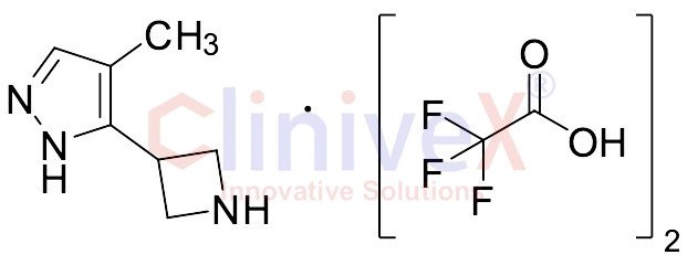 3-Azetidin-3-yl-4-methyl-1H-pyrazole Di(trifluoroacetic Acid Salt)