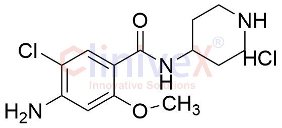 4-amino-5-chloro-2-methoxy-N-(piperidin-4-yl)benzamide hydrochloride
