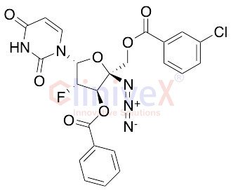 1-[4-Azido-3-O-benzoyl-5-O-(3-chlorobenzoyl)-(2-deoxy-2-fluoro-b-D-arabinofuranosyl)uracil