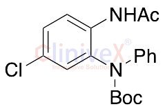 (2-Acetamido-5-chlorophenyl)(phenyl)carbamic Acid tert-Butyl Ester