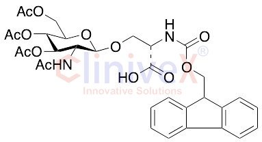 O-(2-Acetamido-2-deoxy-3,4,6-tri-O-acetyl-Beta-D-glucopyranosyl)-N-Fmoc-L-serine
