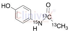 Acetaminophen-13C2, 15N1