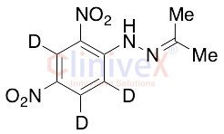 Acetone 2,4-Dinitrophenylhydrazone-d3
