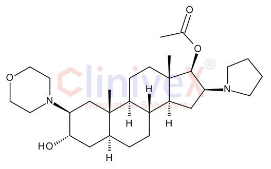 (2Beta,3Alpha,5Alpha,16Beta,17Beta)-17-Acetoxy-3-hydroxy-2-(4-morpholinyl)-16-(1-pyrrolidinyl)andros
