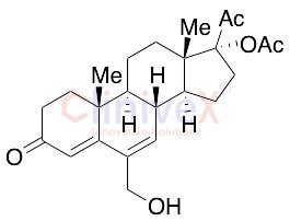 17-(Acetyloxy)-6-(hydroxymethyl)-pregna-4,6-diene-3,20-dione