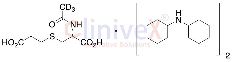 N-(Acetyl-d3)-S-(2-carboxyethyl)-L-cysteine Bis(dicyclohexylamine) Salt