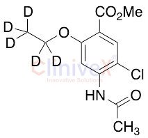 4-Acetamido-5-chloro-2-ethoxy-benzoic Acid Methyl Ester-d5