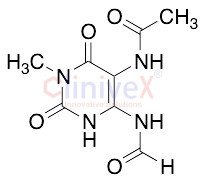 5-Acetylamino-6-formylamino-3-methyluracil