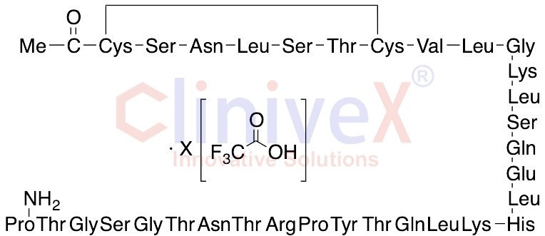 N-Acetyl-cys(1)-calcitonin Salmon Trifluoroacetic Acid Salt