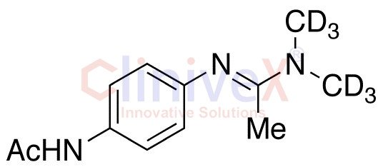 N’-(4-Acetylaminophenyl)-N,N-dimethylacetamidine-d6