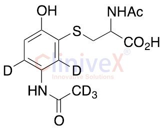rac-Acetaminophen Mercapturate-d5 (Major)