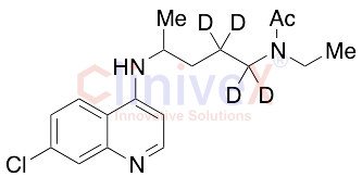 N-Acetyl Desethyl Chloroquine-d4