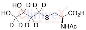 N-Acetyl-S-(3,4-dihydroxybutyl)-L-cysteine-d7 (Mixture of Diastereomers)