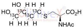 N-Acetyl-S-(3,4-dihydroxybutyl)-L-cysteine-13C4  (Mixture of Diastereomers)