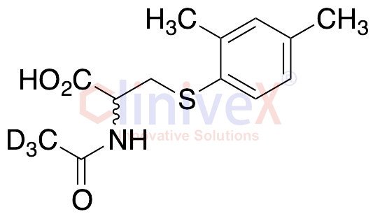 N-Acetyl-S-(2,4-dimethylbenzene)cysteine-d3 (R/S Mixture)