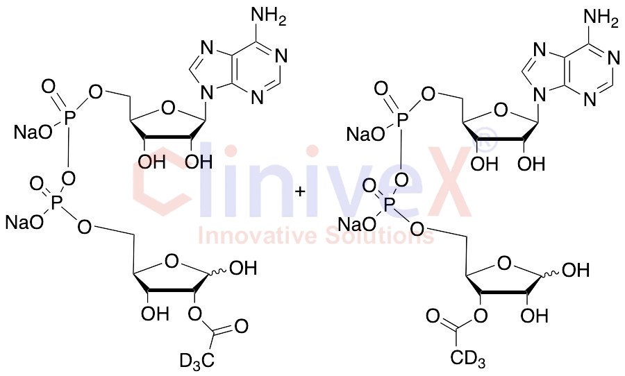 2'/3'-O-Acetyl ADP Ribose-d3 (A mixture of 2'/3'-O-Acetyl ADP Ribose-d3)